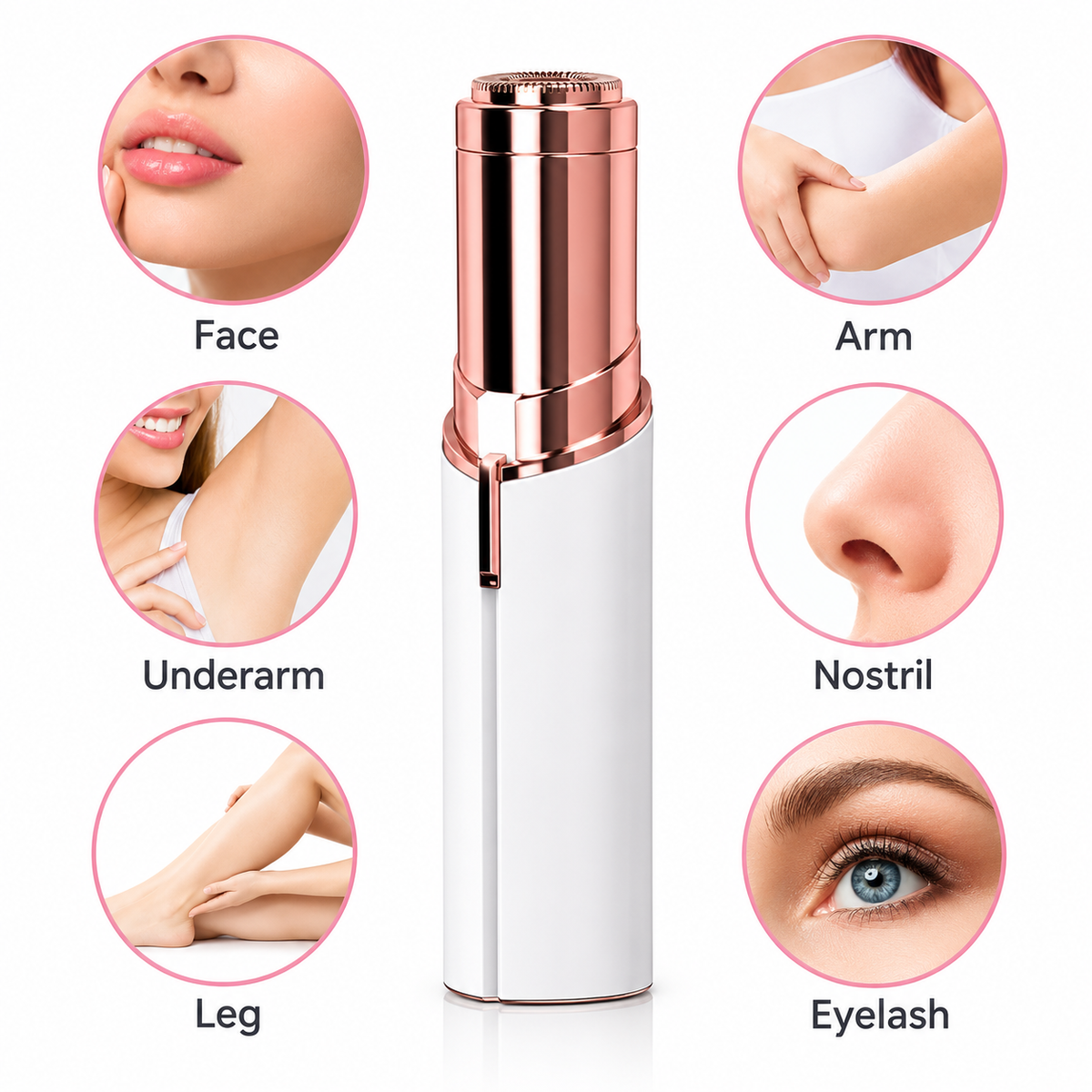 Rechargeable Electric face Hair Remover